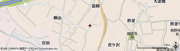 福島県いわき市平上平窪（富岡）周辺の地図