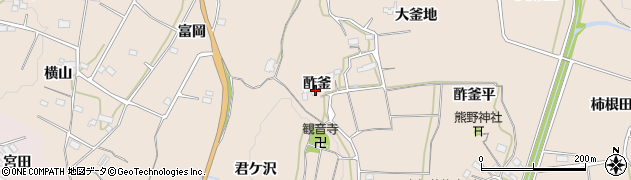 福島県いわき市平上平窪酢釜42周辺の地図