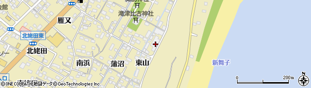福島県いわき市四倉町上仁井田（東山）周辺の地図