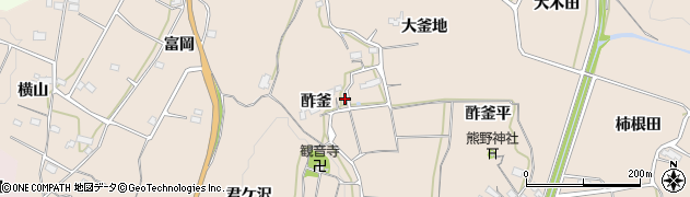 福島県いわき市平上平窪酢釜41周辺の地図