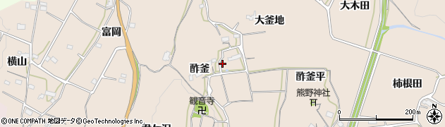 福島県いわき市平上平窪酢釜26周辺の地図