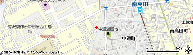 新潟県上越市下中田周辺の地図