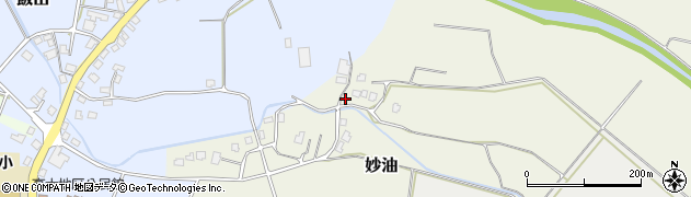 新潟県上越市妙油260周辺の地図