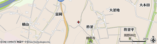 福島県いわき市平上平窪酢釜96周辺の地図