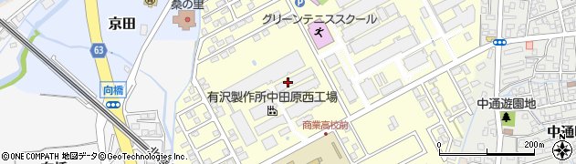 新潟県上越市中田原周辺の地図
