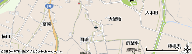 福島県いわき市平上平窪酢釜36周辺の地図