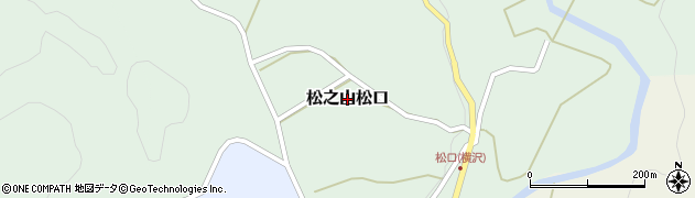 新潟県十日町市松之山松口周辺の地図