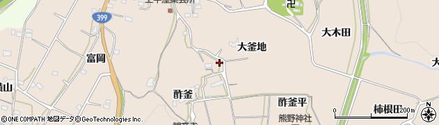 福島県いわき市平上平窪酢釜35周辺の地図