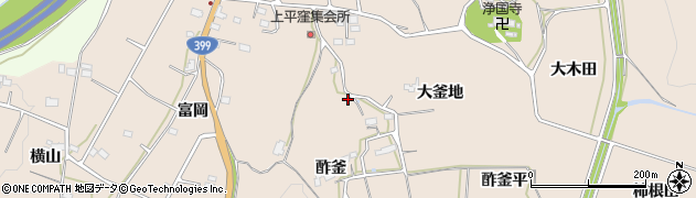 福島県いわき市平上平窪酢釜90周辺の地図