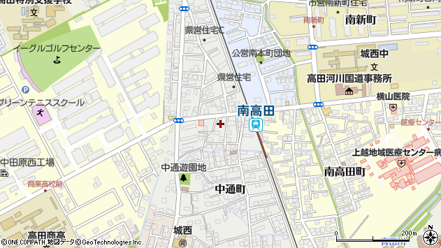 〒943-0883 新潟県上越市中通町の地図