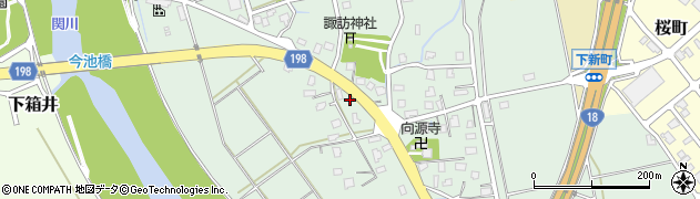 新潟県上越市今池周辺の地図