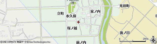 福島県いわき市四倉町塩木周辺の地図