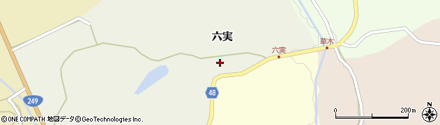 石川県志賀町（羽咋郡）六実（イ）周辺の地図