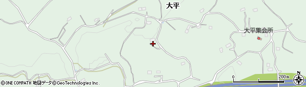 福島県いわき市平赤井（大平）周辺の地図
