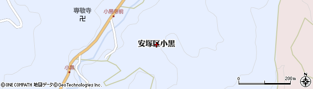 新潟県上越市安塚区小黒周辺の地図