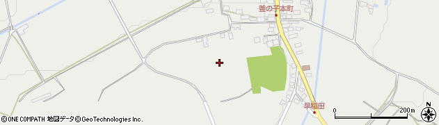 福島県白河市東釜子周辺の地図
