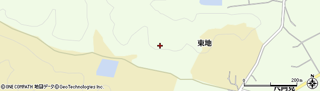 福島県白河市東栃本入山周辺の地図