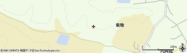 福島県白河市東栃本（入山）周辺の地図