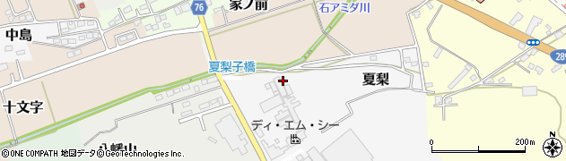福島県白河市下座場周辺の地図
