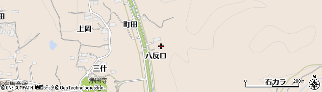福島県いわき市平上平窪（八反口）周辺の地図