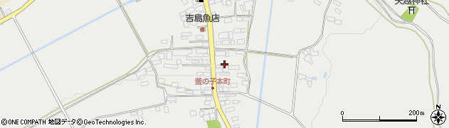 福島県白河市東釜子（本町）周辺の地図