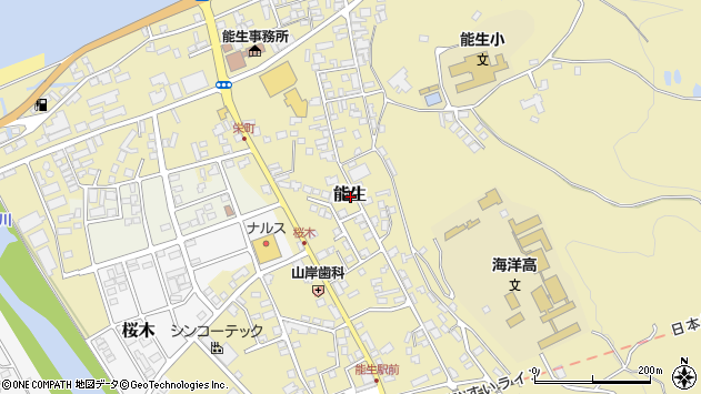 〒949-1352 新潟県糸魚川市能生の地図