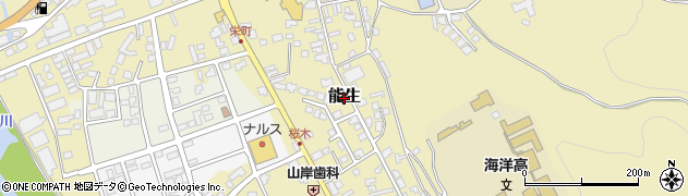 新潟県糸魚川市能生周辺の地図
