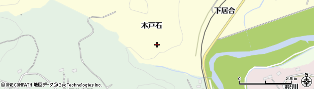 福島県いわき市小川町西小川（木戸石）周辺の地図