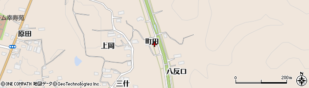 福島県いわき市平上平窪（町田）周辺の地図