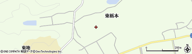 福島県白河市東栃本（新田）周辺の地図