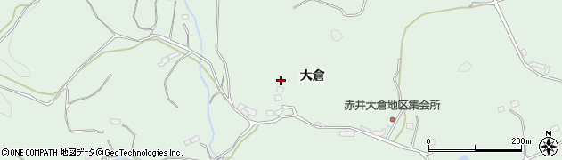 福島県いわき市平赤井（大倉）周辺の地図