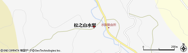 新潟県十日町市松之山水梨周辺の地図