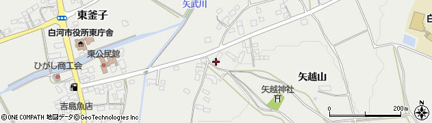 福島県白河市東釜子九舛地135周辺の地図