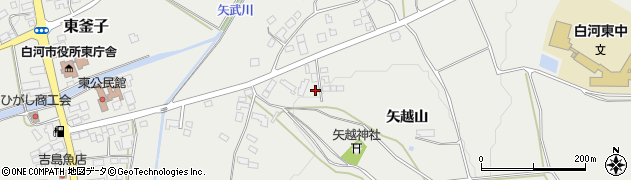 福島県白河市東釜子九舛地128周辺の地図