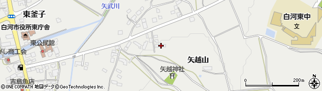 福島県白河市東釜子九舛地107周辺の地図