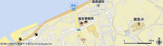 糸魚川市　能生生涯学習センター・のう楽習館周辺の地図