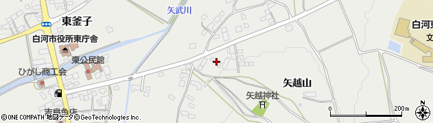 福島県白河市東釜子九舛地130周辺の地図