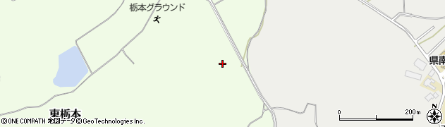 福島県白河市東栃本（古原）周辺の地図