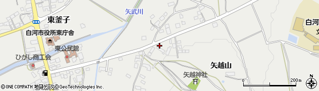 福島県白河市東釜子九舛地125周辺の地図