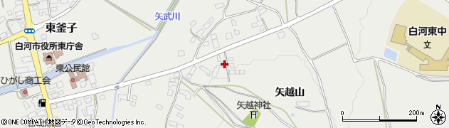 福島県白河市東釜子九舛地112周辺の地図