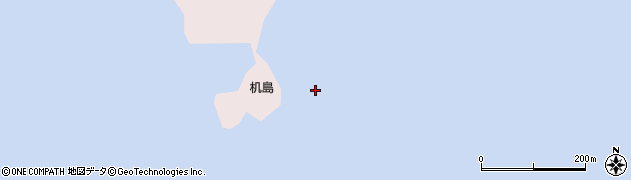 机島周辺の地図