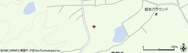 福島県白河市東栃本（向山）周辺の地図