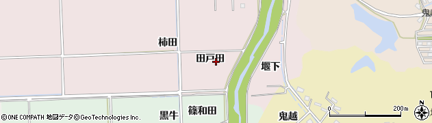 福島県いわき市四倉町戸田（田戸田）周辺の地図