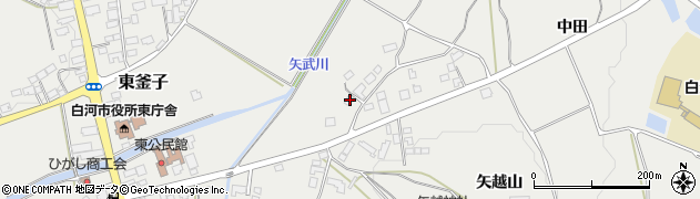 福島県白河市東釜子九舛地75周辺の地図