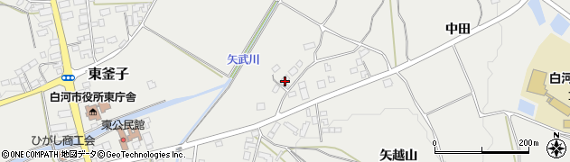 福島県白河市東釜子九舛地76周辺の地図