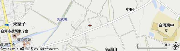 福島県白河市東釜子九舛地104周辺の地図