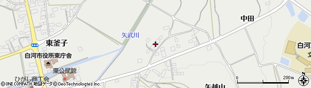 福島県白河市東釜子九舛地84周辺の地図