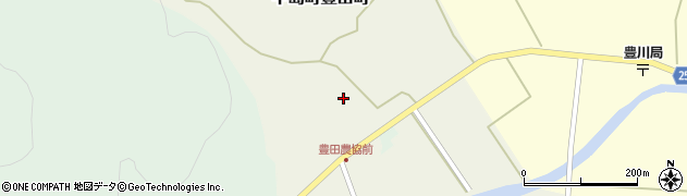 石川県七尾市中島町豊田町（レ）周辺の地図