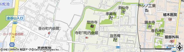 惣持寺周辺の地図