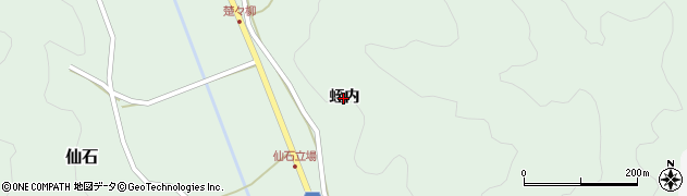 福島県古殿町（石川郡）仙石（蛭内）周辺の地図